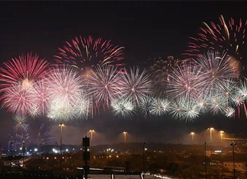 云阳县焰火晚会